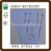 Precut and uncut 2.0mm super white core laser mat board cutting machine photo mat board