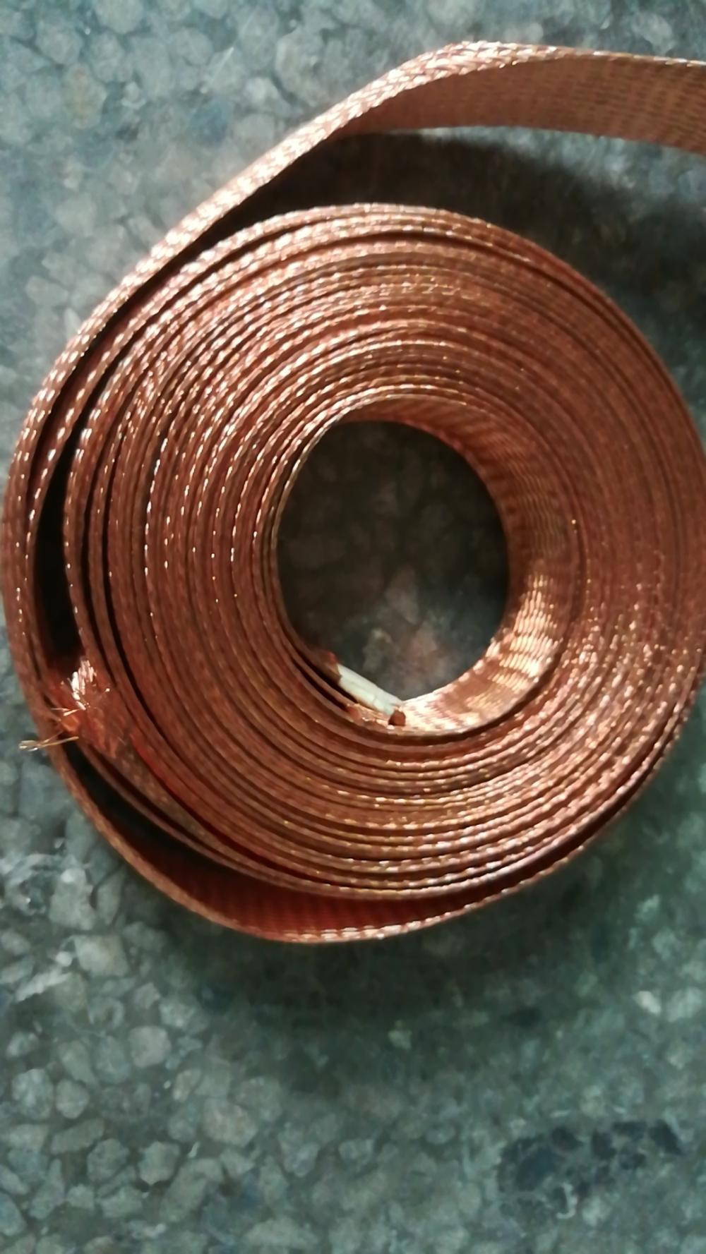 Copper Braided Sleeving For Grounding Straps