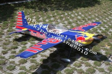 Red Bull Remote Control Model Airplanes Wireless Gas Power , Edge540 50cc