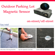 Intelligent Outdoor Parking Lot Magnetic Sensor for on-street and off-street parking space detection