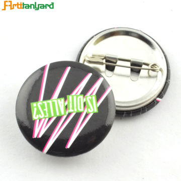 OEM Tin Button Badge With Printing Logo