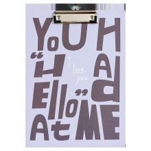 Creative Retro A4 Writing Pad & Clip File