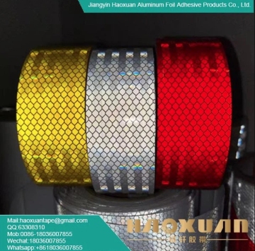 High-visibility PET reflective tape