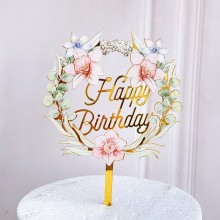 Factory Wholesale Cupcake Toppers & Acrylic Birthday Cake Toppers