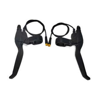 Electric bicycle brake handle combination