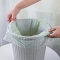 Sacos de lixo com alça de camiseta 100% biodegradáveis