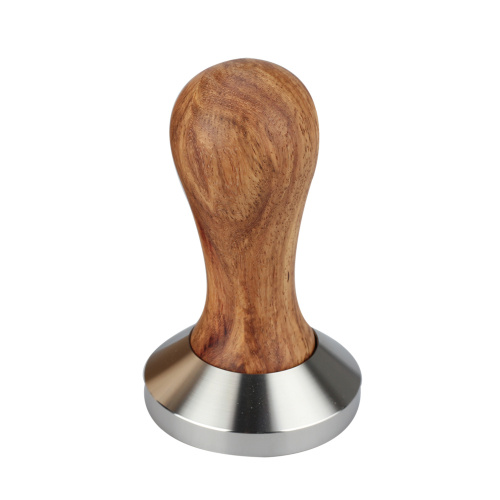 coffee Tamper With Wooden Handle