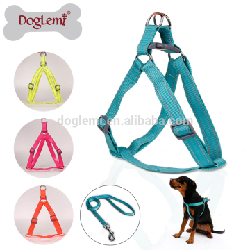 Reflecting Neon Lare Pet Dog Step in Harness Safety Nylon Dog Harness