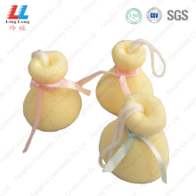 Sightly mesh fizzy facial cleansing sponge
