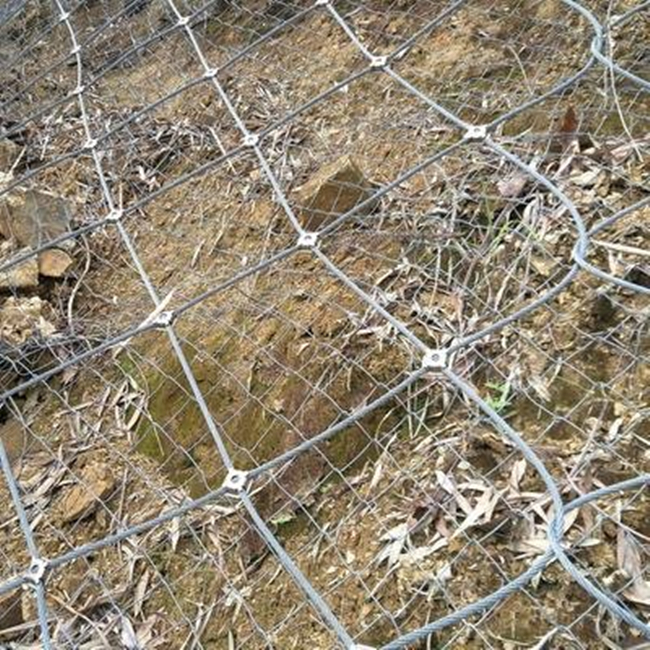 Queda de rocha da cerca de proteção de inclinação durável da montanha.