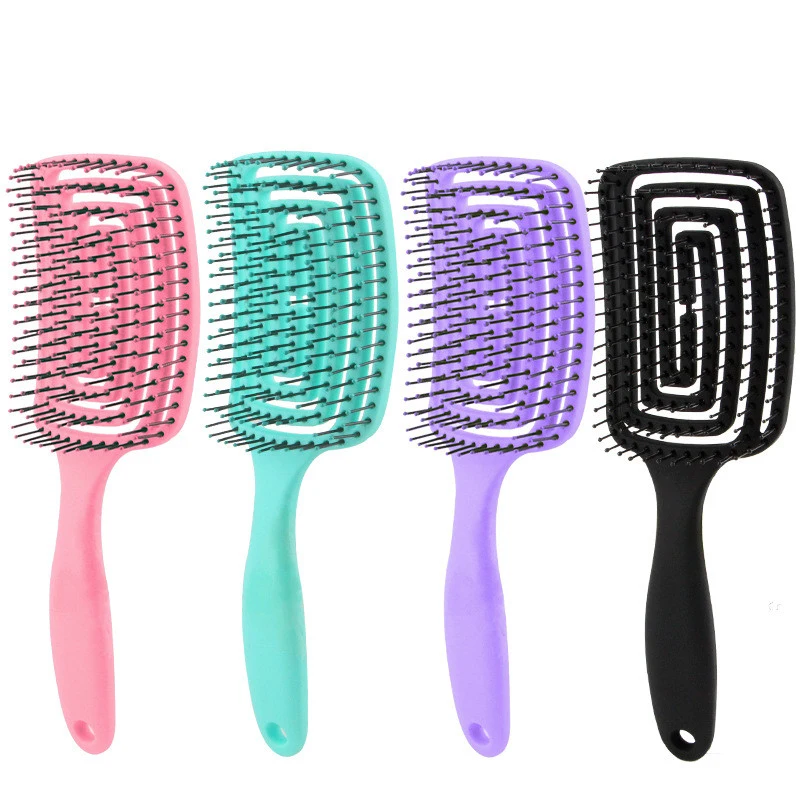 Anti-Static Scalp Comb Brush for Natural and Afro American Hair