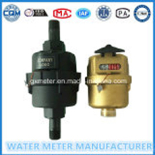 Brass/Plastic Kent Type Water Meter Dn15-25mm