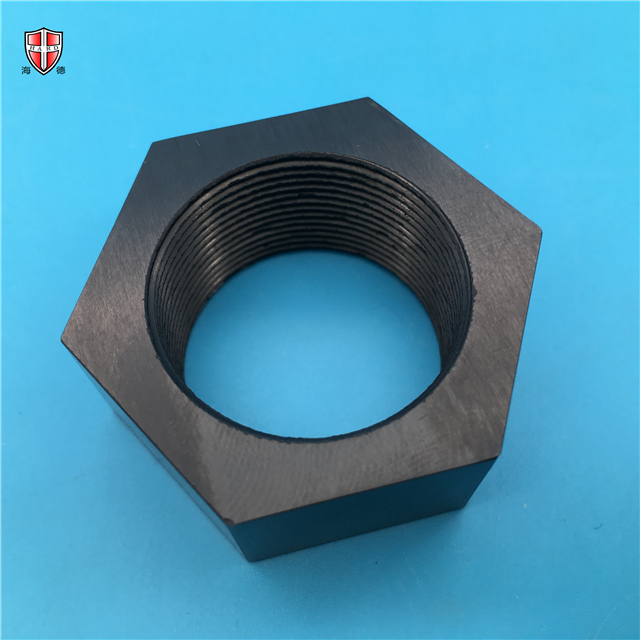 silicon nitride ceramic machinery threaded bolt nut cap