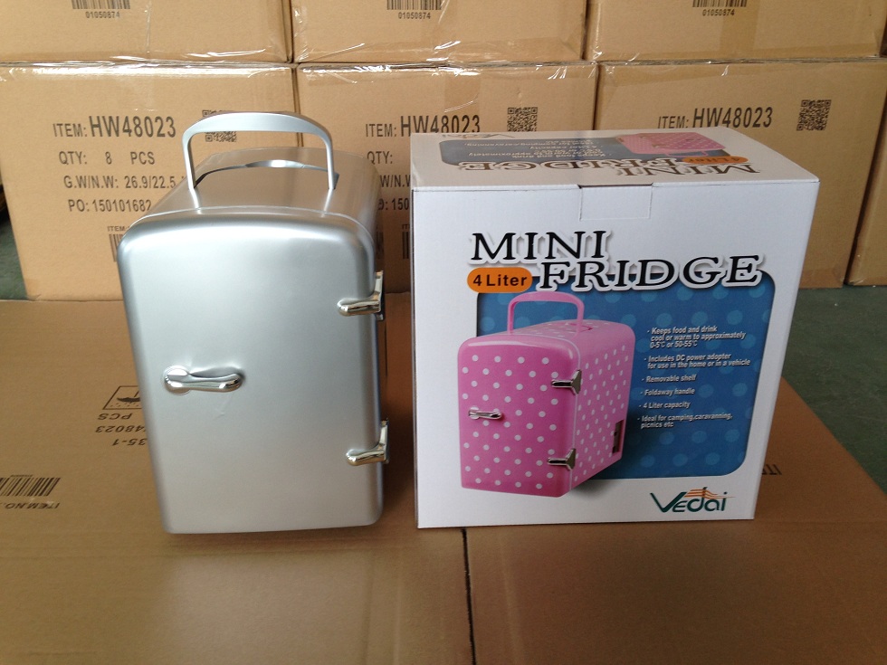 4L portable refrigerator drink cooler fridge