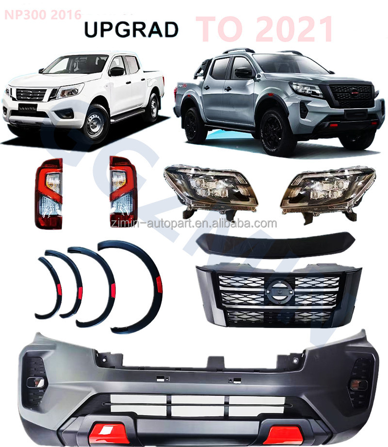 Car Front Bumper Facelift Wide Conversion Bodykit Body Kit For Np300