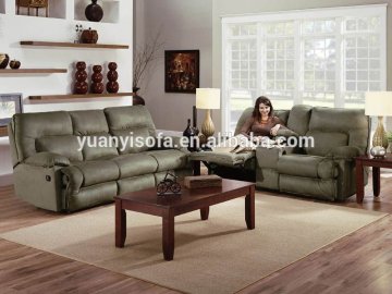 RECLINING FABRIC LEISURE SOFA YR0062 RELAXING LIVING ROOM SOFA