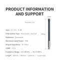 Lora 433MHz/868Mhz/915Mhz เสาอากาศไฟเบอร์กลาส