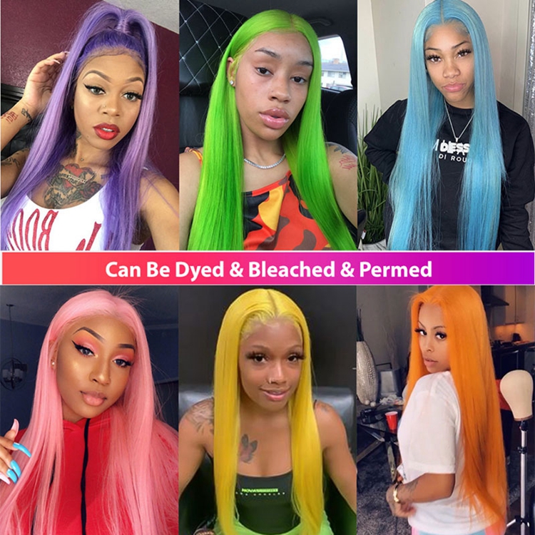 Raw Virgin Cuticle Aligned Brazilian Frontal Human Hair 613 Blonde Transparent Lace Front Wig With Baby Hair For Black Women