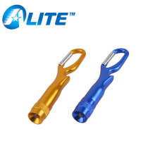 Bottle Beer Opener Keychain Light LED Emergency Mini Flashlight With Carabiner