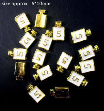 Many Styles Shiny Nail Art Alloy Stickers Perfume Bottle Alloy Nail Art Decorations