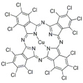 Kupfer, [1,2,3,4,8,9,10,11,15,16,17,18,22,23,24,25-Hexadecachlor-29H, 31H-phthalocyaninato (2 -) - kN29, kN30 kN31, kN32] - (57254047, SP-4-1) - CAS 14832-14-5