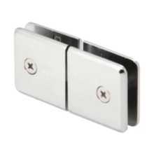 Beveled 180 Degree Glass-to-Glass Movable Transom Clamp