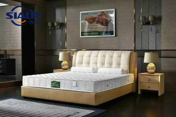 Cloth Bed Wood Made White