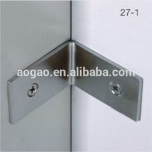 stainless steel cubicle hardware angle bracket