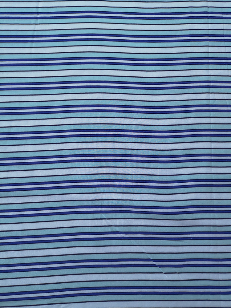 Stripe Rayon Challis 30S Air-jet Printing Fabric