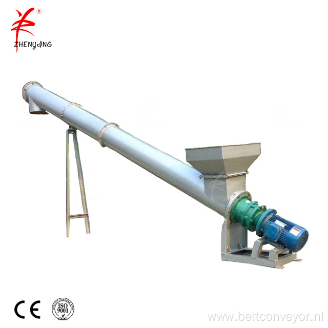 Grain screw transport conveyor system