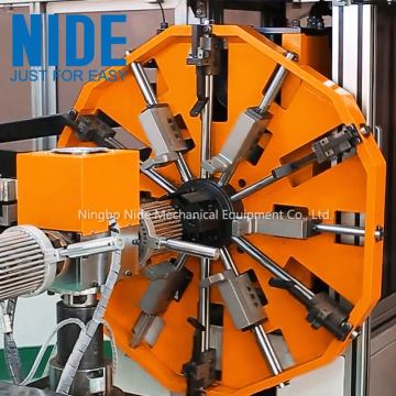 Automatic automobile motor alternator stator winding machine