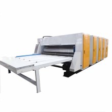 Chain Feeding 2 Color Flexo Printing and Slotting Machine