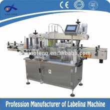 Flat /round double sides shampoo bottles labeling machine
