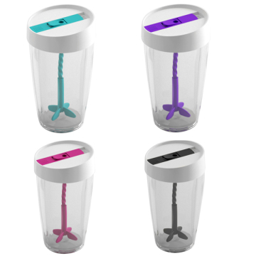 Transparent PS DIY plastic kids water bottle