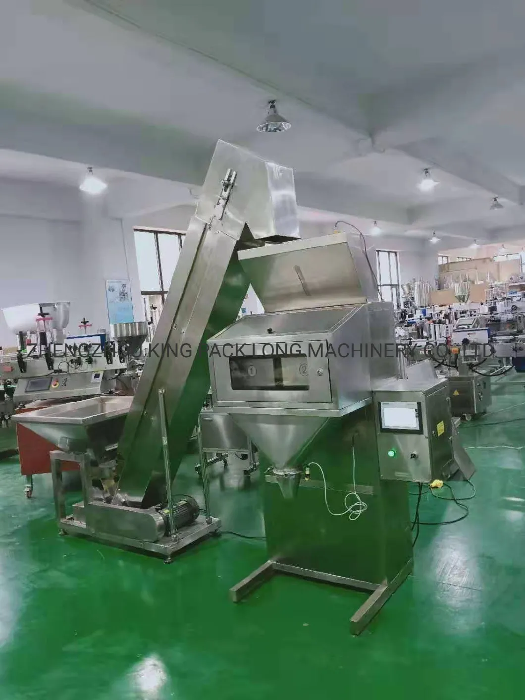 Semiautomatic Rice Filling Machine 50-5000g with Elevator Feeder Factory Directly Sell Price Filling Machine Labeling Machine Capping Machine Packing Machine