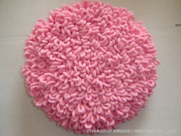 Microfiber chenille round sponge