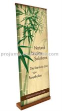 2011 Mobile Portable indoor advertising bamboo roll up banner
