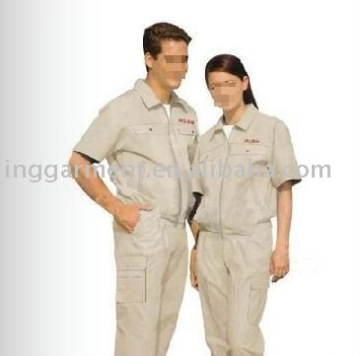 Ivory Summer Work Uniform Set