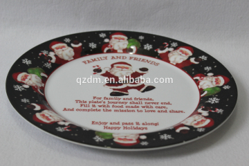 2015 Melamine food tray ,Christmas Dishes , Xmas Plate