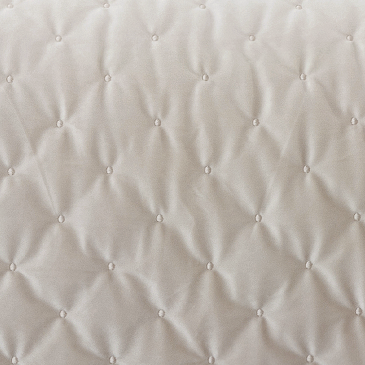 BSCI cream-coloured quilted embroidery bedspread designer bedspread home goods bedspread bed quilt