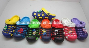 2015 eva child sport shoes air holey kid clog shoes