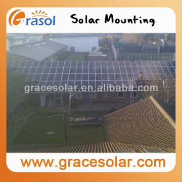 Solar Power System; Roof Solar Mounted; 100kw Solar Roof Mounting System