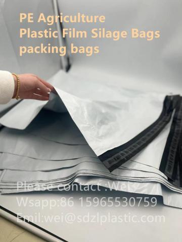 PE Agriculture Plastic Film Silage Bags,packing bags