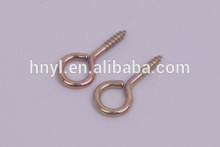 eye bolt tow hook Top Quality close eye screw hooks Galv/Black/Bp finish,hanging hook SCREW EYE