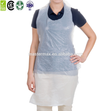 PE plastic aprons, disposable plastic bibs, adult bibs