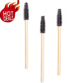 Vegan Bamboo Handle Disposable Eyelash Mascara Wands Brush