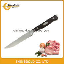 the wooden handle kitchen knives