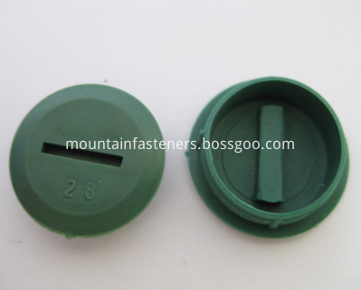 Plastic cap for coupler