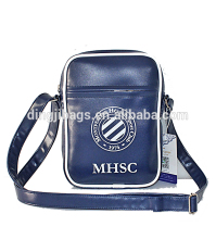 Custom leather cheap promotional messenger bag