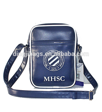 Custom leather cheap promotional messenger bag